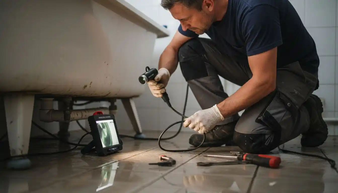 Contrôle de vos canalisations par inspection vidéo