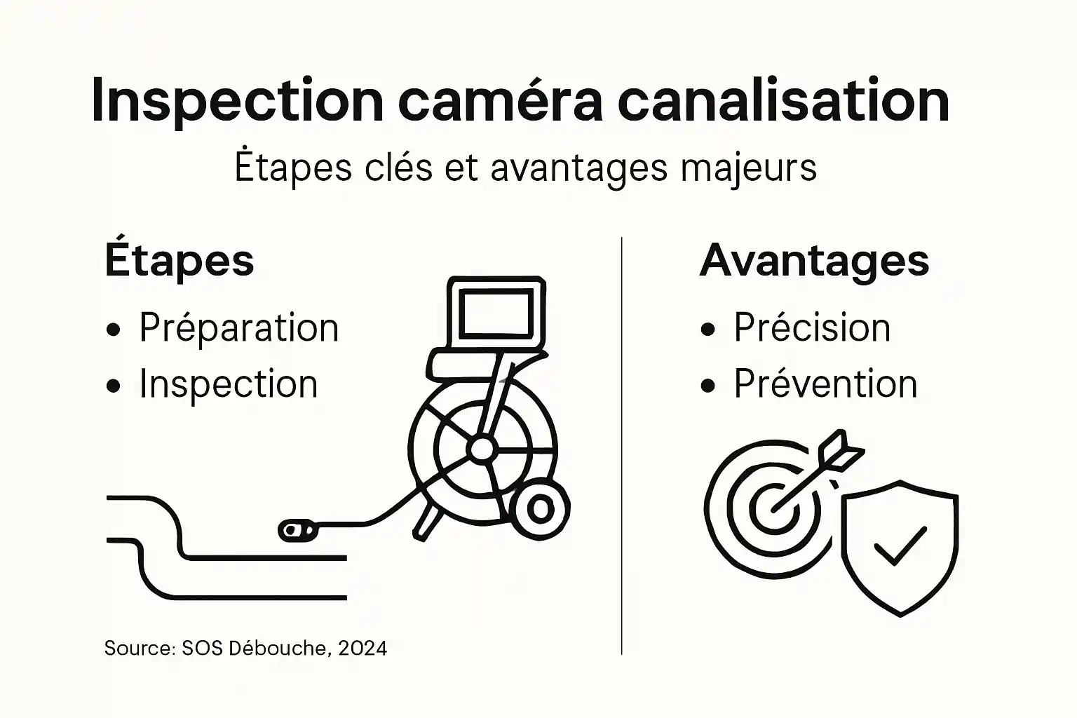 Zoom sur l'inspection des canalisations par caméra : tout ce qu'il faut savoir en un coup d'œil