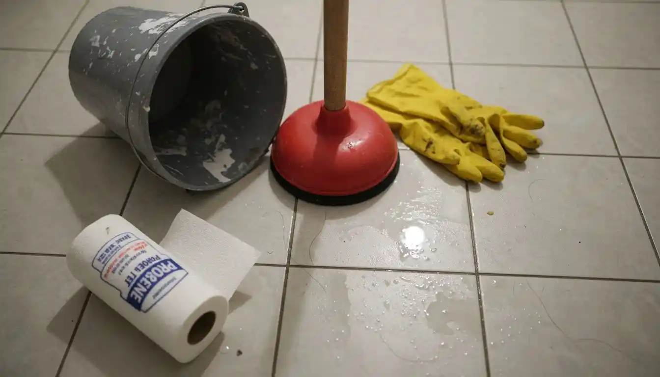 Les indispensables pour déboucher une douche : gants de protection et outils adaptés