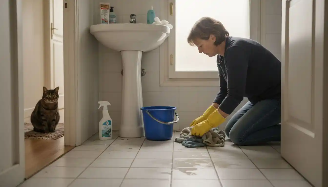 Préparer la salle de bain avant le débouchage des canalisations