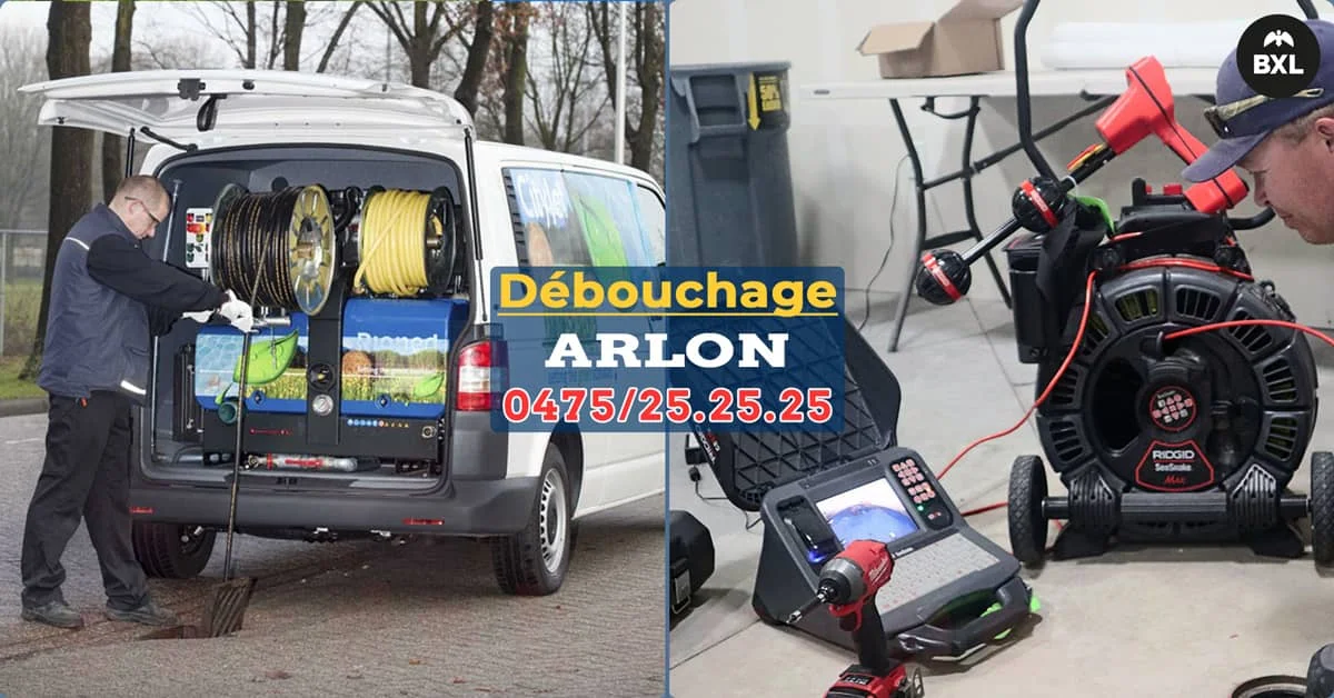 Service de débouchage à Arlon par SOS Débouche