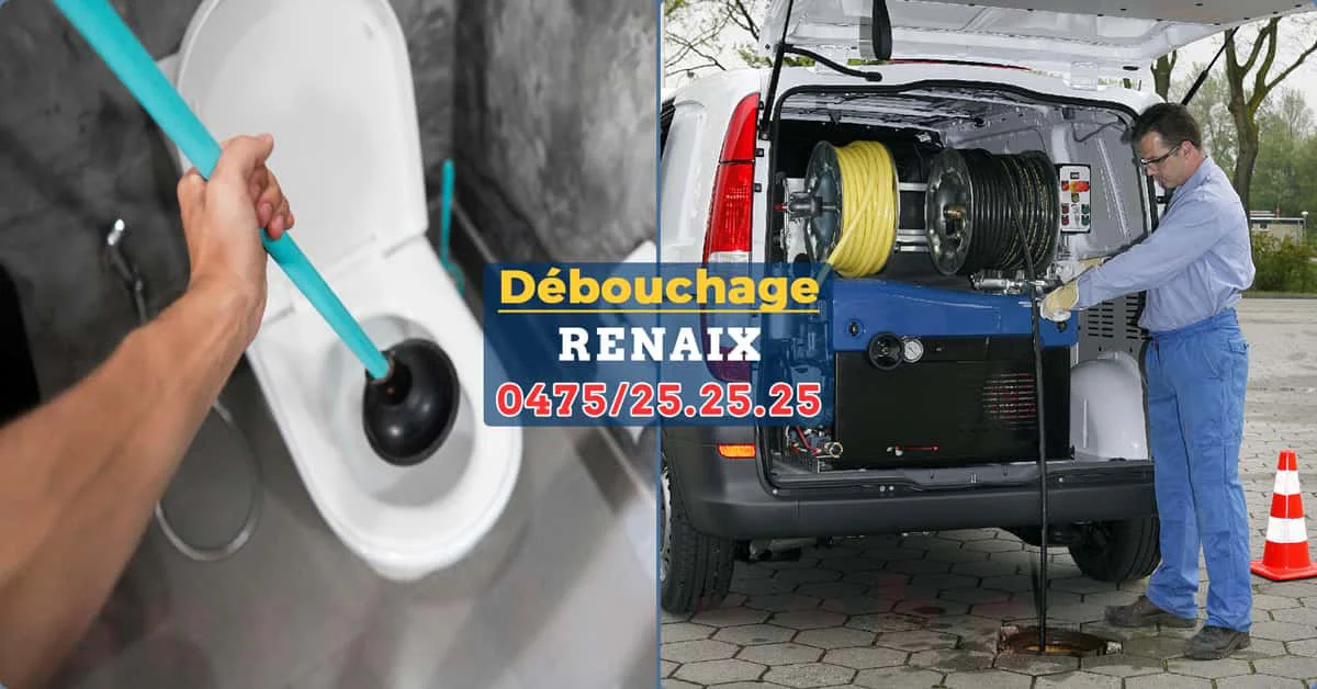 Débouchage Renaix (Ronse) par SOS Débouche