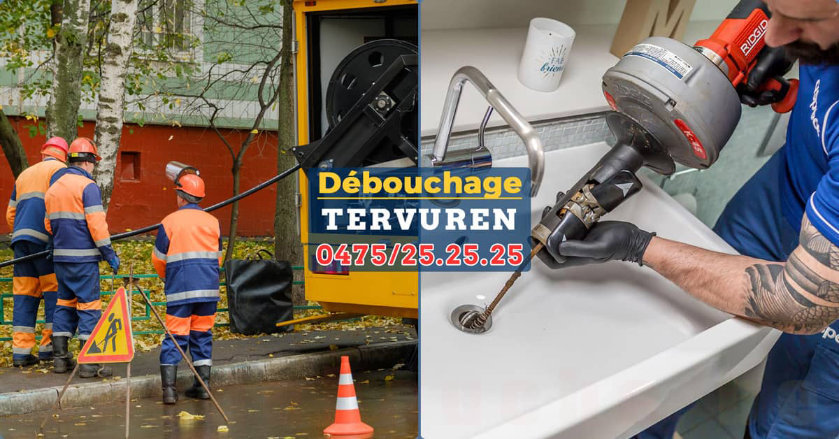Service de débouchage Tervuren par SOS Débouche en débouchage de canalisations